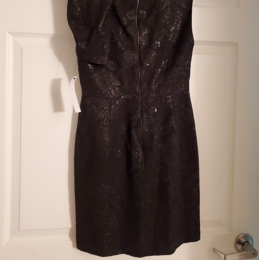 NWT Alice + Olivia Black Mini Dress size 2 - Picture 4 of 7